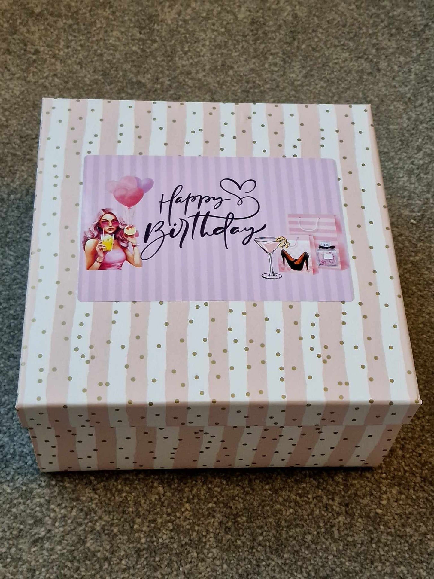 Birthday Cocktail Pouch Gift Box Set