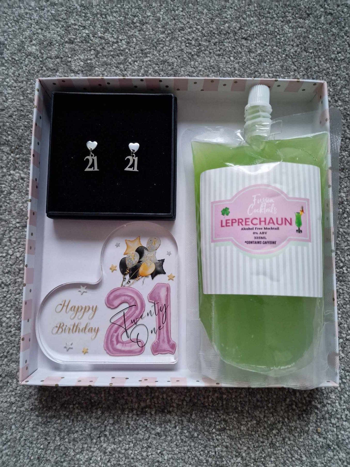 Mocktail Lover's 21st Birthday Gift Set - Non-Alcoholic Drink Box