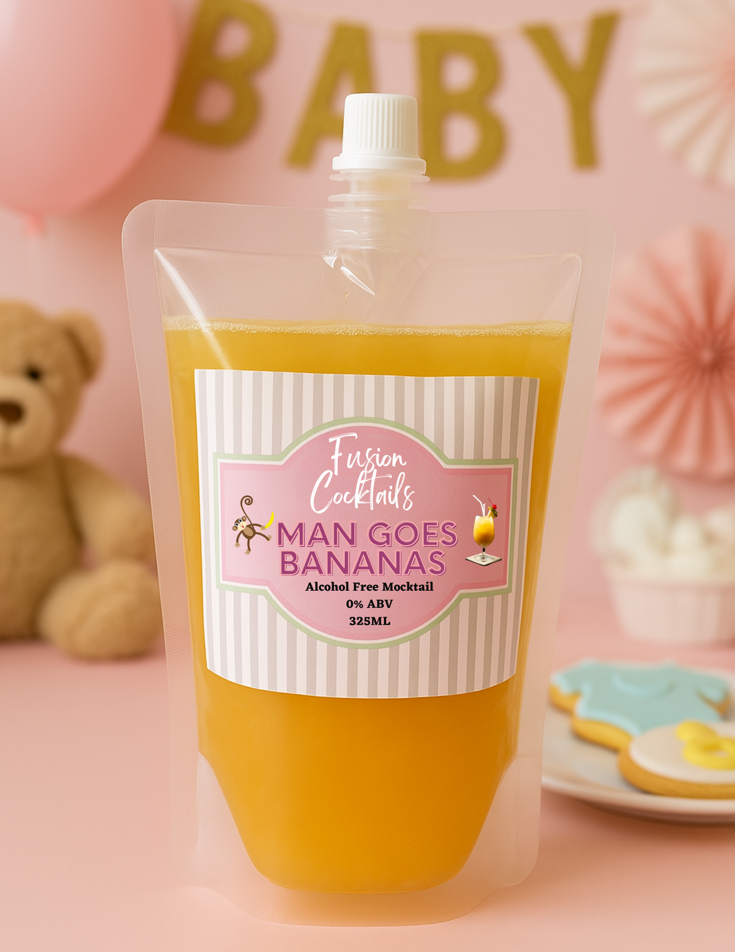 Man Goes Bananas Alcohol Free Mocktail
