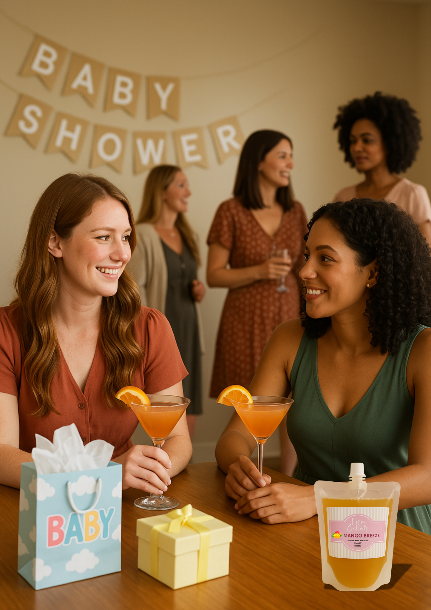 Mango Breeze Alcohol Free Mocktail Pouch