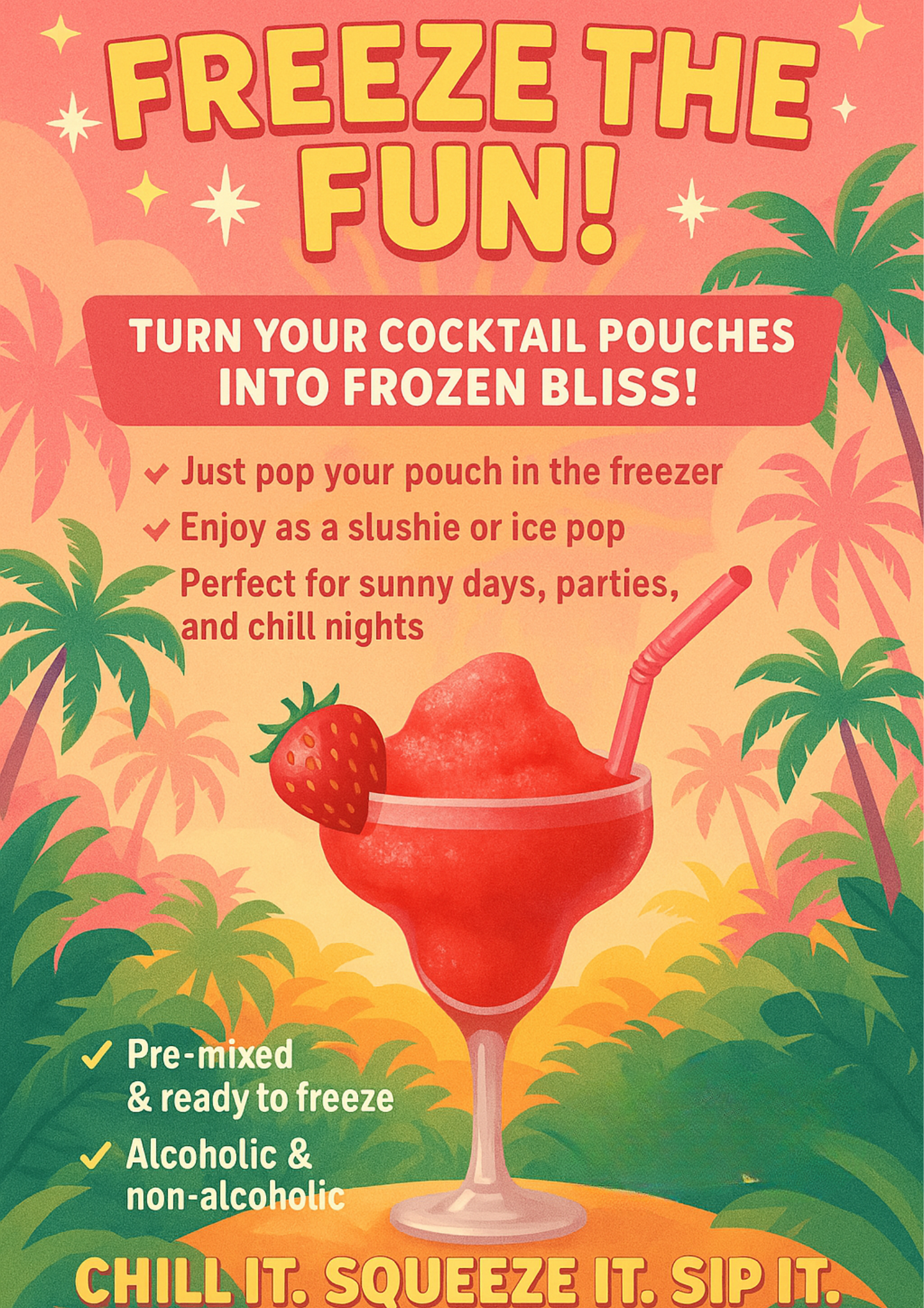 Swizzle Pop – Cherry & Blue Curacao Cocktail Pouch (325ml)