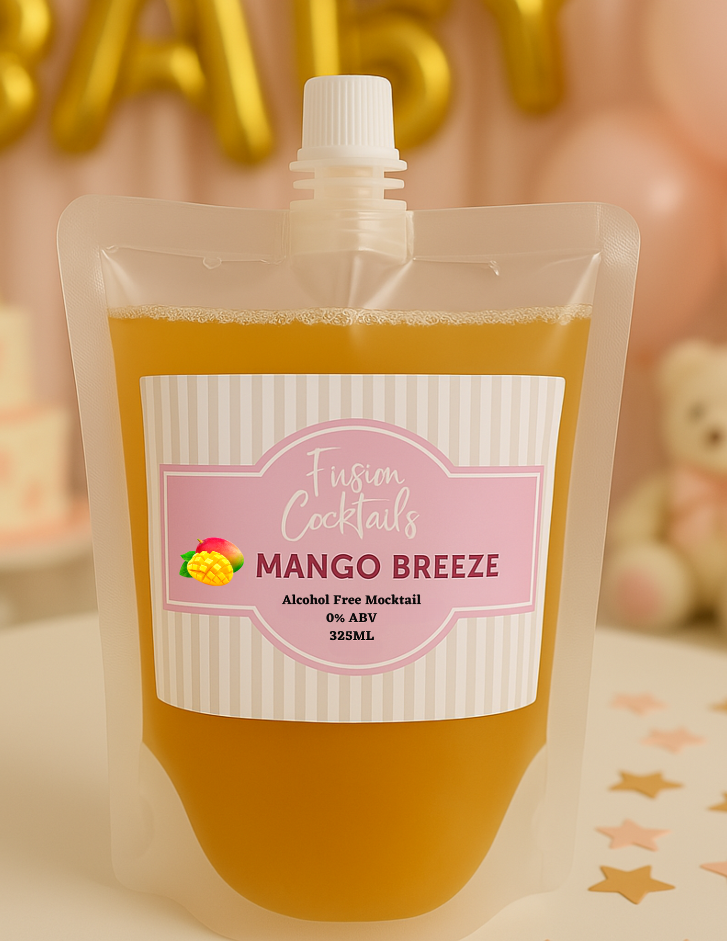Mango Breeze Alcohol Free Mocktail Pouch