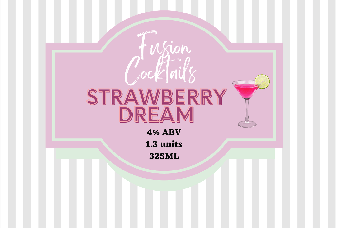 Strawberry Dream Cocktail Pouch - Fusion Cocktails