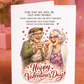 ❤️ Funny Valentine’s Day Card – Growing Old Together Couples Card