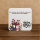 “Best Friends Till We’re Senile” Birthday Coaster – 9x9cm