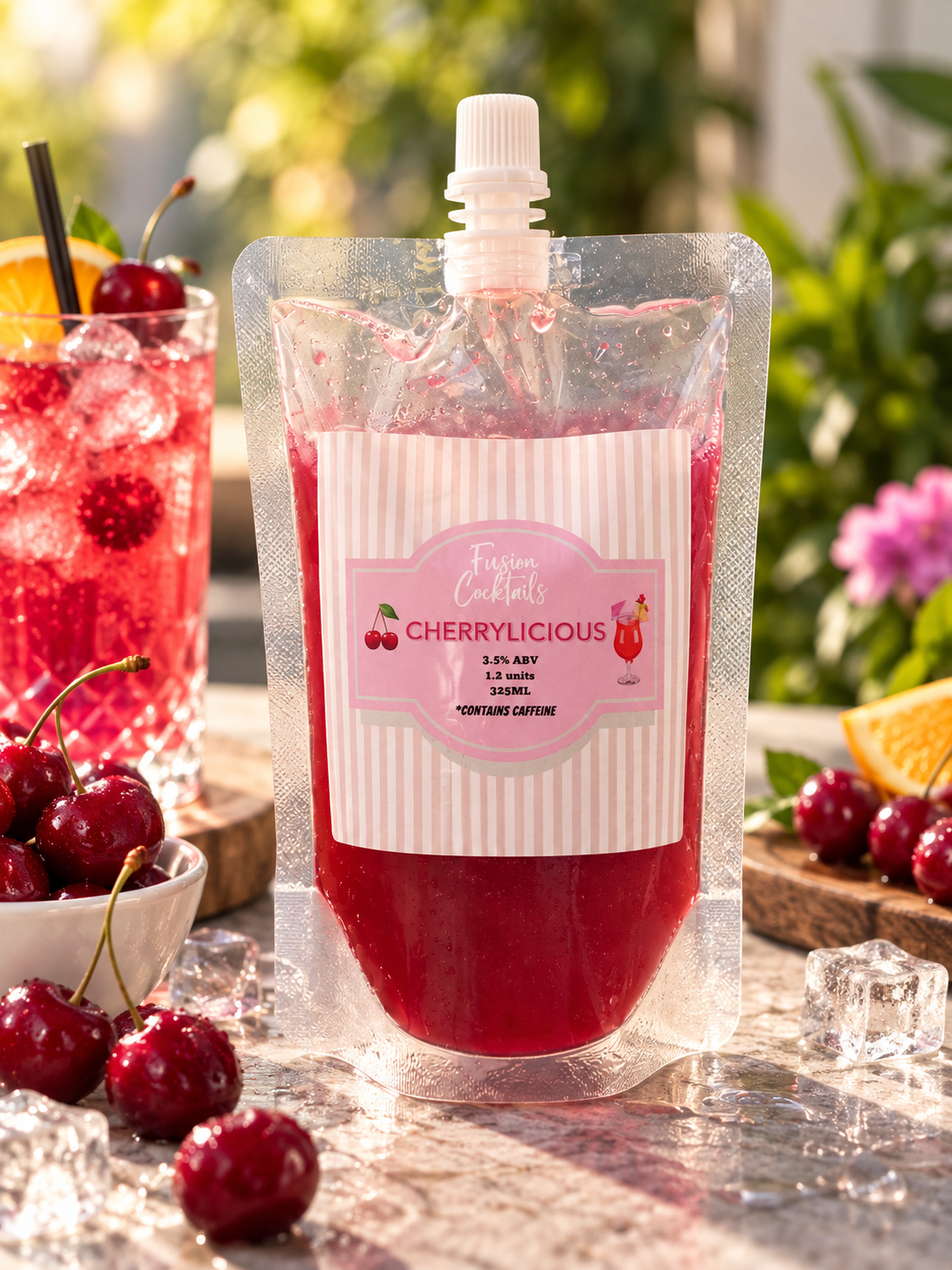 Cherrylicious Pre Mixed Cocktail Pouch