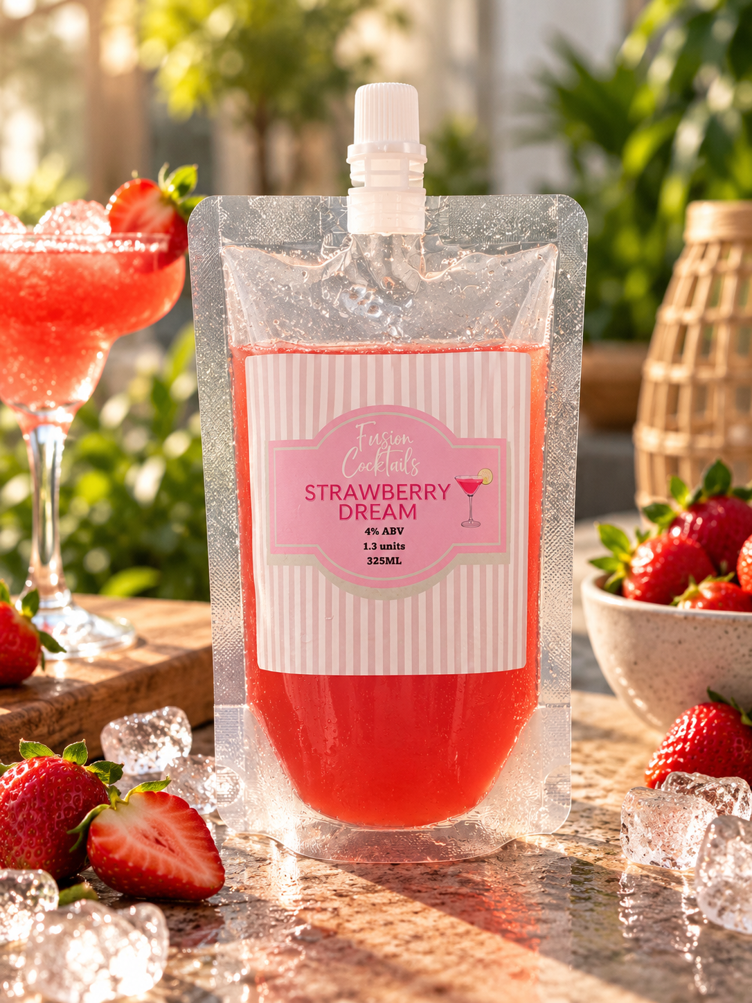 Strawberry Dream Pre Mixed Cocktail Pouch