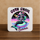 Goth Ghoul Summer Coaster – Spooky Mermaid with Cocktail Design