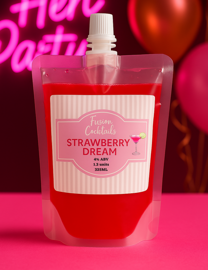 Strawberry Dream Pre Mixed Cocktail Pouch