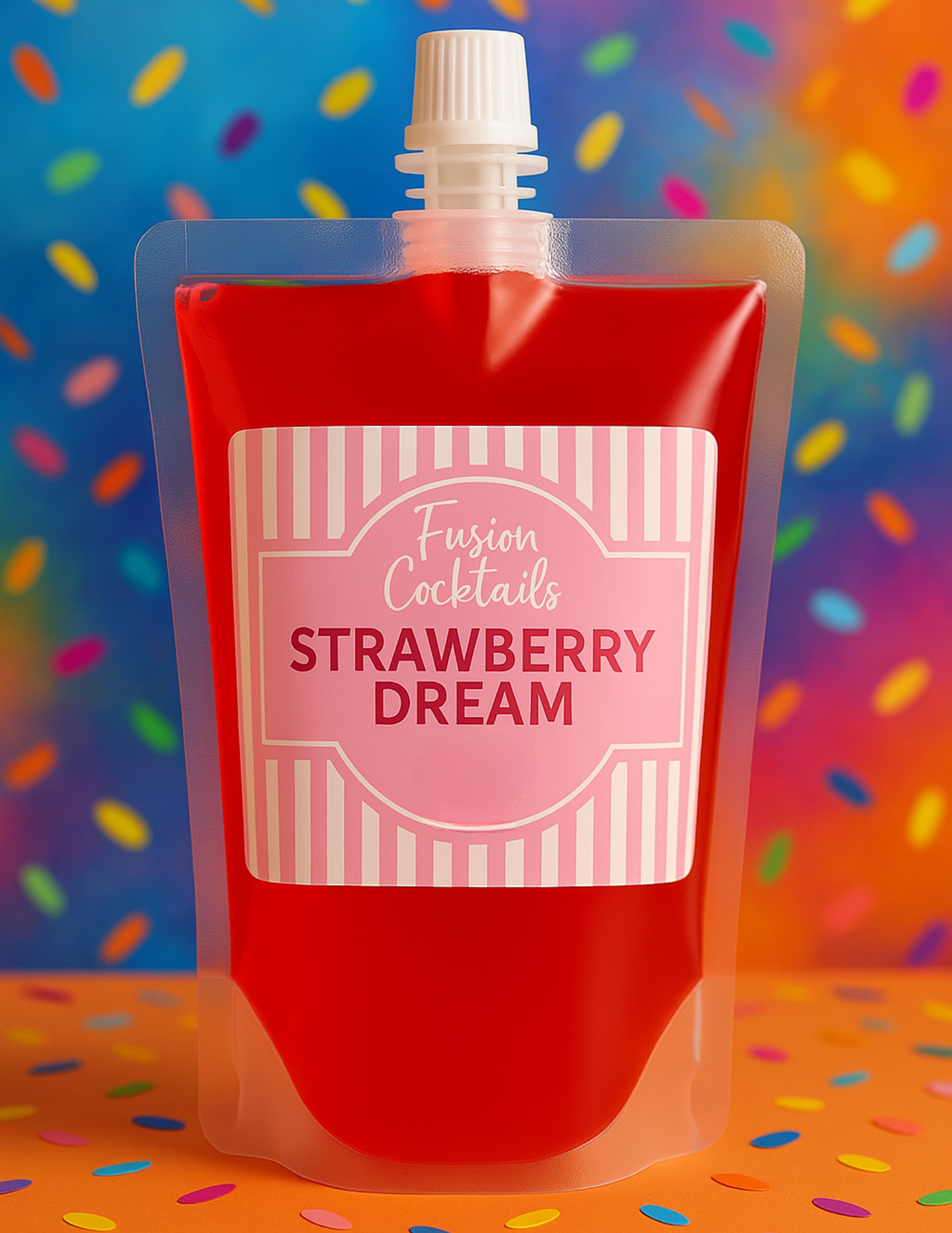 Strawberry Dream Mocktail Pouch – Ready to Drink | Non-Alcoholic Cocktail | 325ml