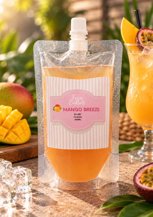 Mango Breeze Pre Mixed Cocktail Pouch