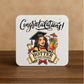 Funny Graduation Coaster – “Hotter by One Degree” Gift