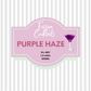 Purple Haze Cocktail Pouch - Fusion Cocktails